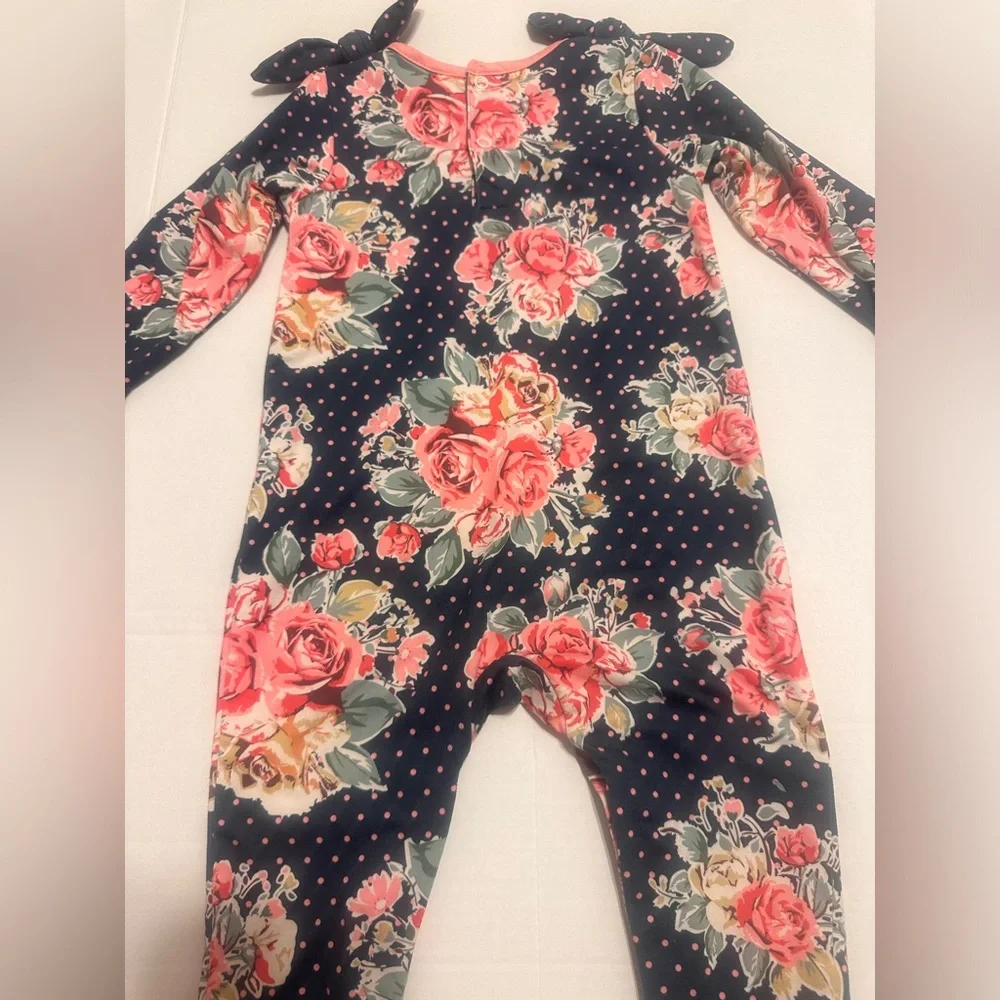 6M Penelope Plumm Floral Romper